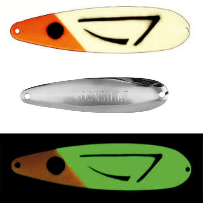 Moonshine Orange Flounder Spoon